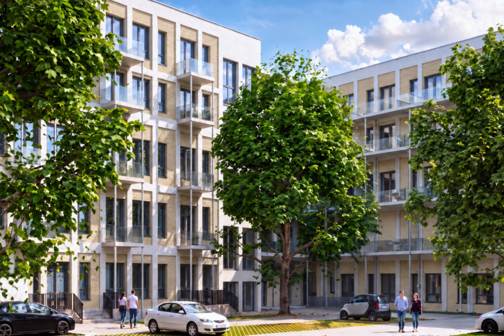 Visualisierung Außenansicht K51 in Düsseldorf