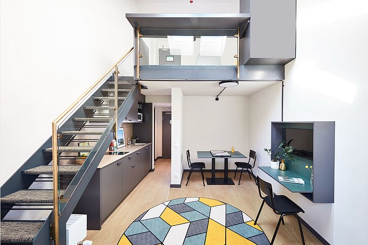 Neue Raumschnitte, Farben, Küchen als Herzstücke – unter diesem Motto haben die Living Hotels ihre großen Einheiten renoviert. © Living Hotels