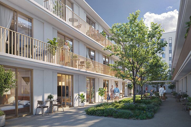 Das neue Staycity in Wien soll Teil der Neupositionierung der Marke werden, die in diesem Jahr vorgestellt wird. © JP Immobilien