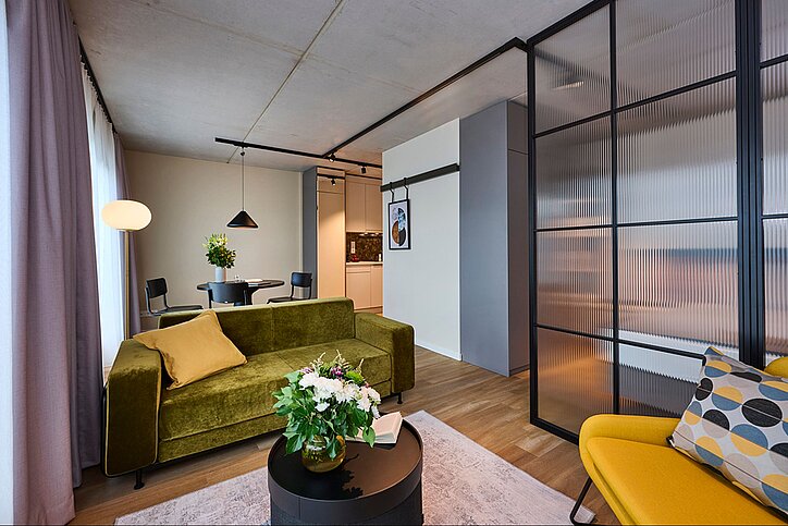 Das neue Havens Living in Berlin zählt 265 Apartments, u.a. in der Spacios-Kategorie. © International Campus