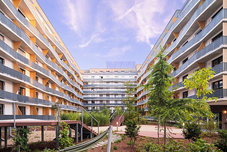 i Live wird sein Studenten-Apartment-Angebot wie hier in Frankfurt in Zusammenarbeit mit J.P. Morgan Asset Management ausbauen. © i Live