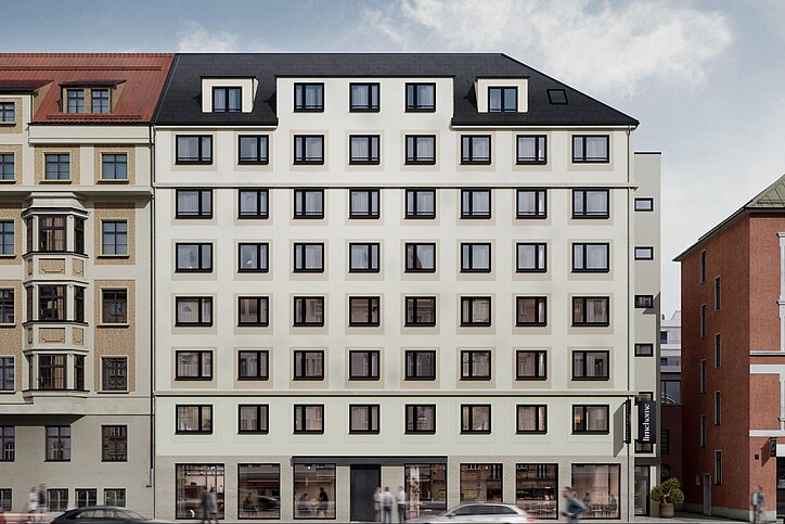 Limehome hat zwei Objekte in der Münchner Paul-Heyse-Straße unterschrieben. © Be Extraordinary