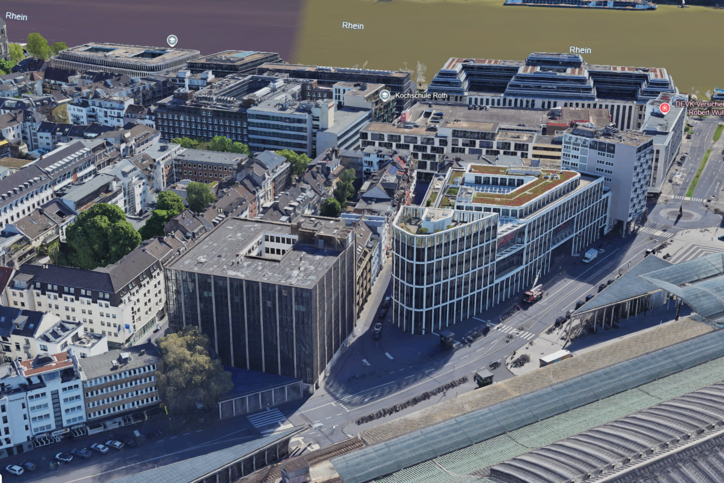 Luftbild des Projektes