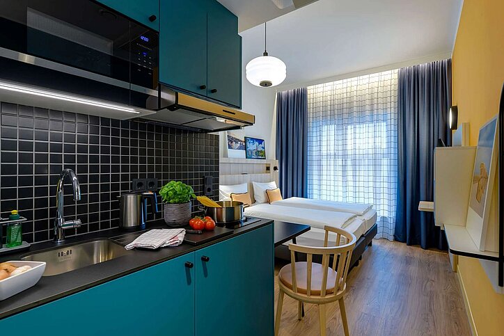 Die Apartments des Adagio Access in Kiel sind bereits bei Motel One buchbar. © Adagio