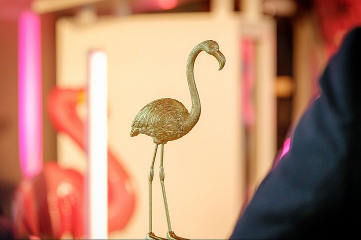 Drei Kandidaten, zwei „Nest des Flamingos“ – am 20. November 2025 wird live entschieden. © Hafencitystudios